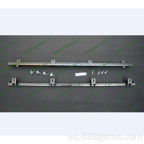 Cremallera de nailon de 4 y 6 orejetas con tornillos rectos